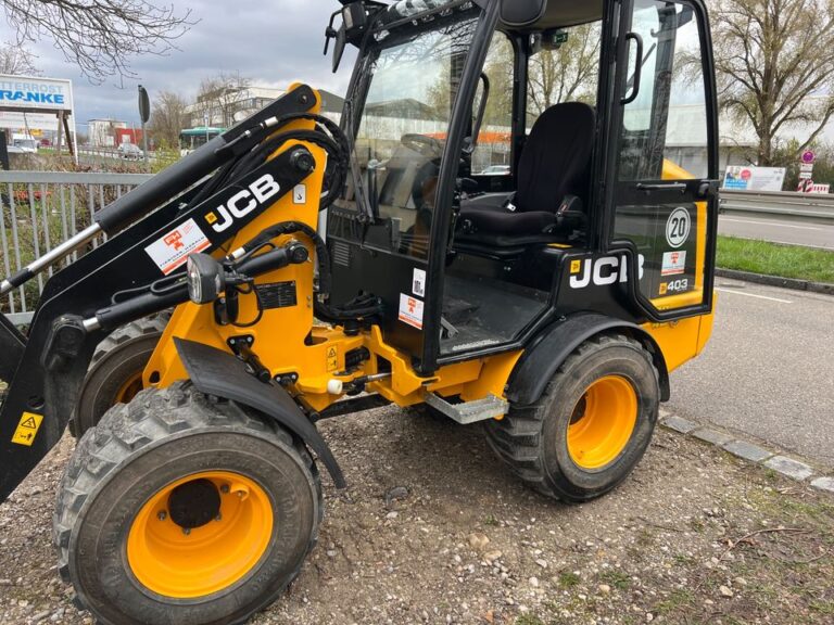JCB 403 , Kabine, Breitreifen, Miete oder Kauf