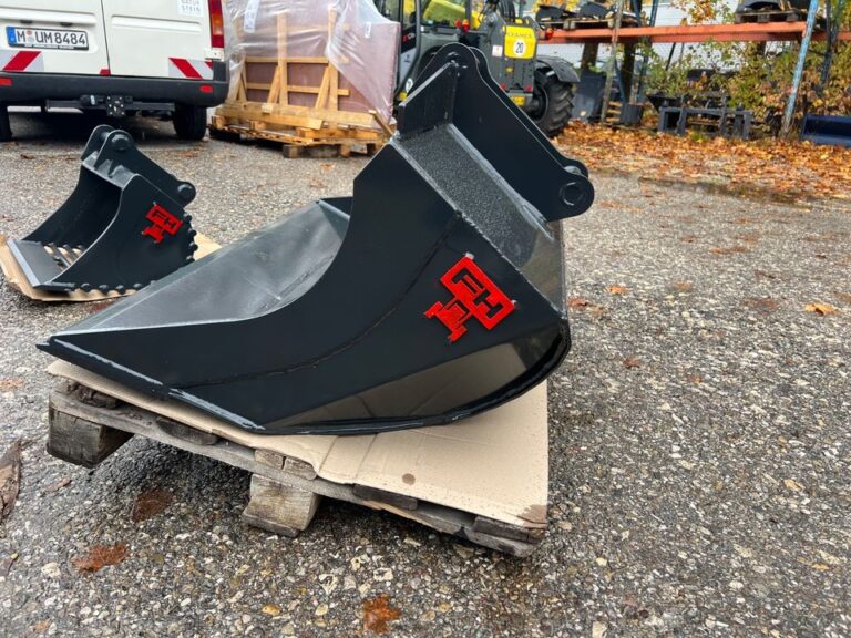 Planierlöffel für Rotor-Schwenkantriebe 1200mm für 4-6 t Minibagger